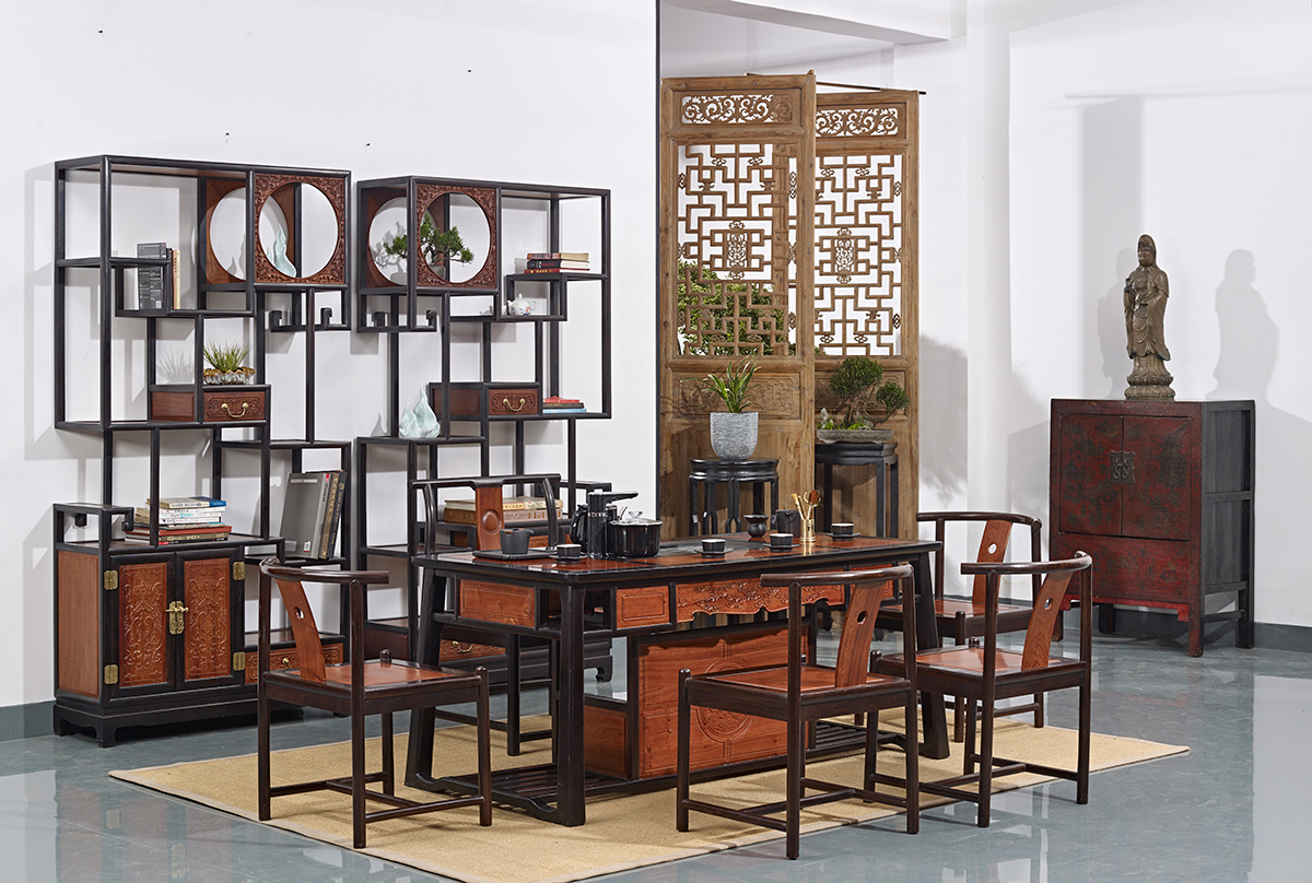 新中式家具,中式家具,新中式茶桌,中式家具厂家,中山家具厂家